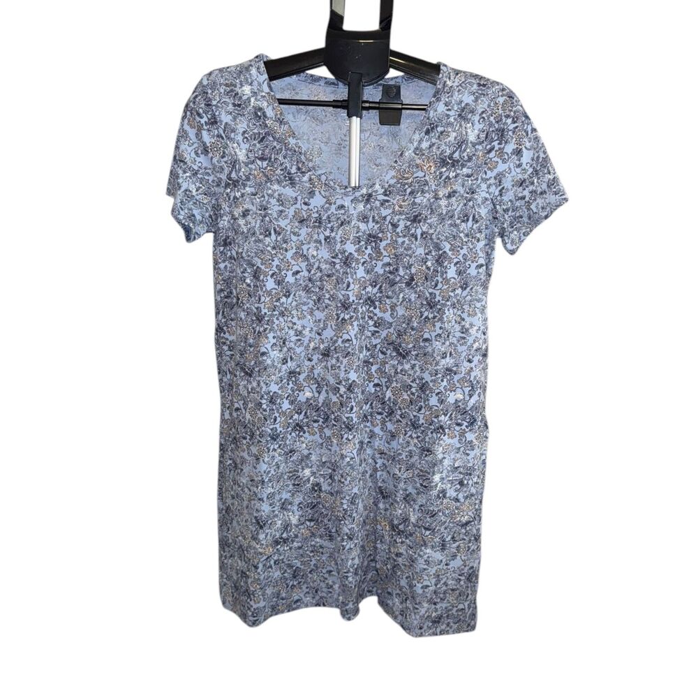 J Jill V-Neck T-Shirt Dress with Pockets